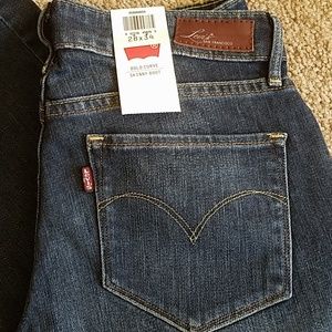 Levi's Modern Bold curve Skinny Boot Cut Jeans